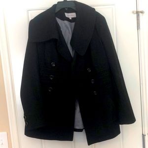 Calvin Klein Men’s Black Pea Coat